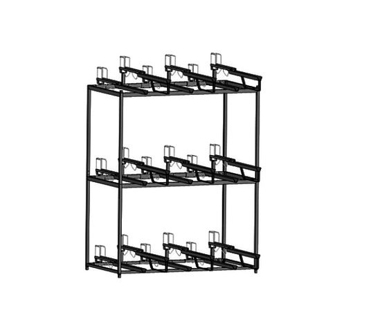 Wall Double Decker - 3 Tier