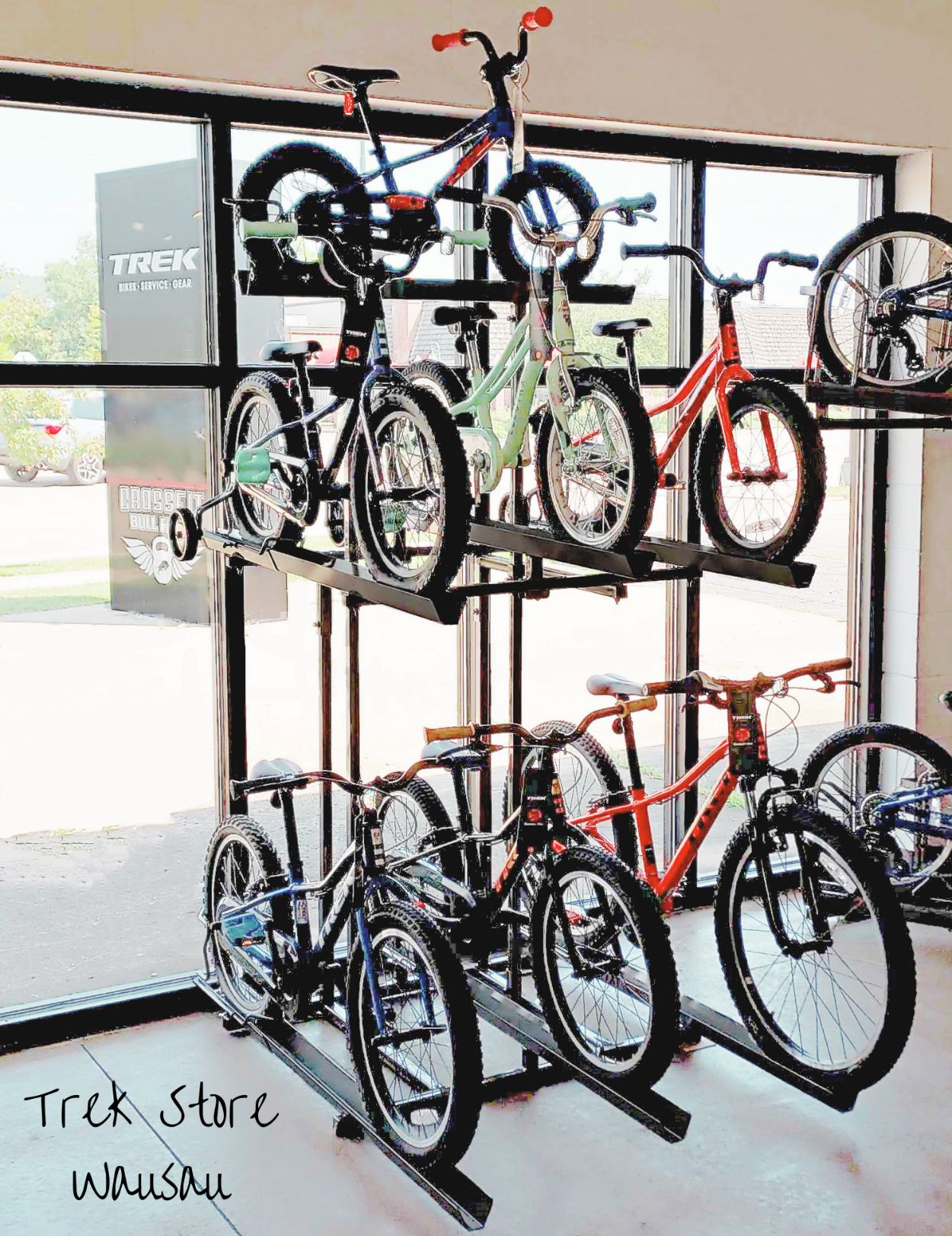 Steel Bicycle Rack Three Tiers