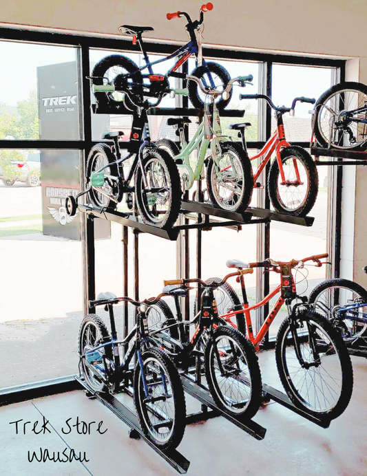 Steel Bicycle Rack Three Tiers