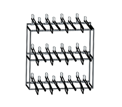 Sloped Double Decker - 3 Tier