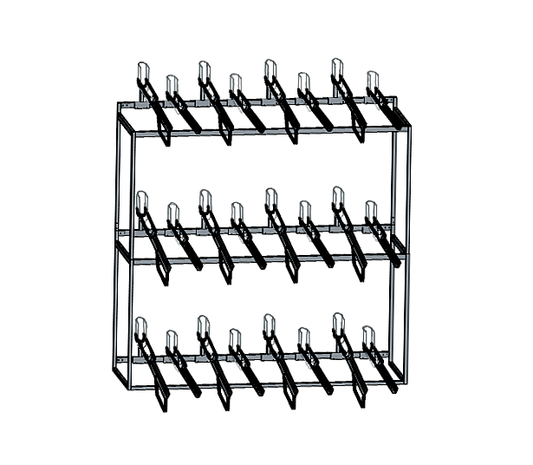 Sloped Double Decker - 3 Tier