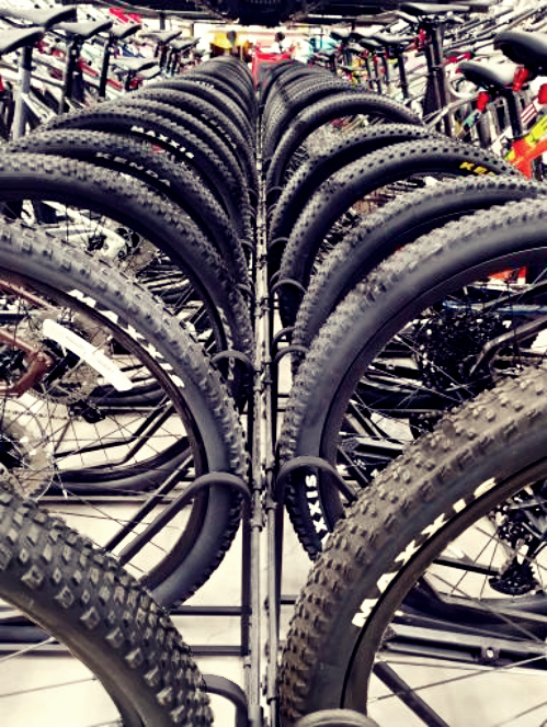 Floor Bicycle Display Rack