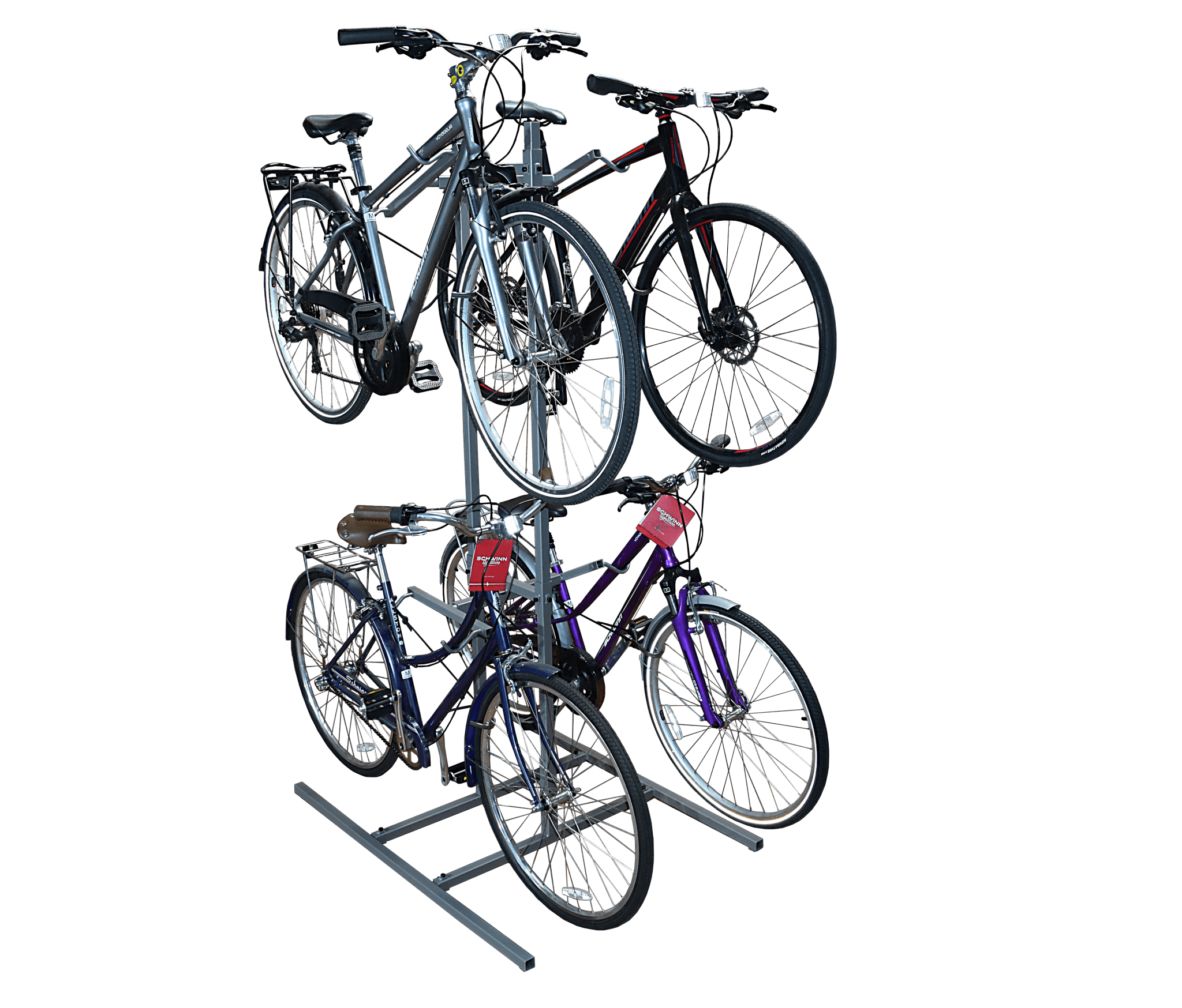 Vertical Bike Stacker | Tiered Bike Rack | Rudy Rack