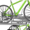 Bike with Lock Arm Bike with Lock Arm