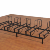 Fat Tire Any Angle Line Up Bicycle Display Rack